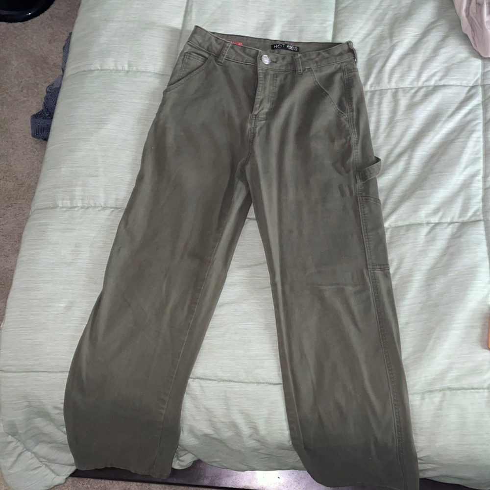 Olive Green Cargo Pants